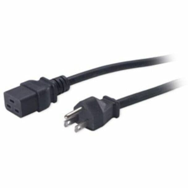 POWER CABLE - IEC 320 EN 60320 C19 (F) - NEMA 5-15 (M) - 8 FT view 2