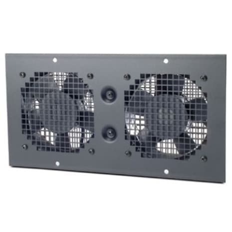 Black NetShelter WX fan tray for 230 VAC rack enclosure cooling