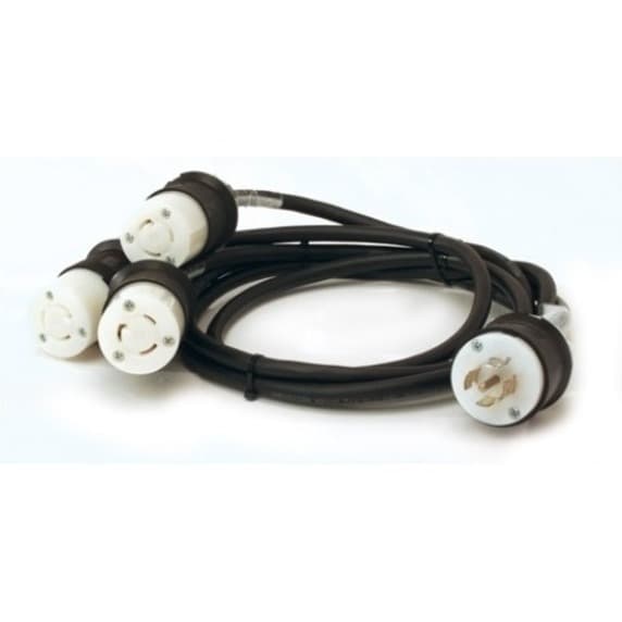 POWER CORD SPLITTER, L21-20P TO (3)L6-20R view 2