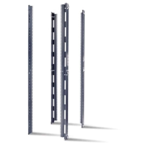 APC AR7510 black vertical mounting rail for enterprise rack installation