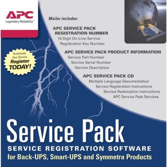 APC Service Pack 1 Year Warranty Extension for new product purchases
