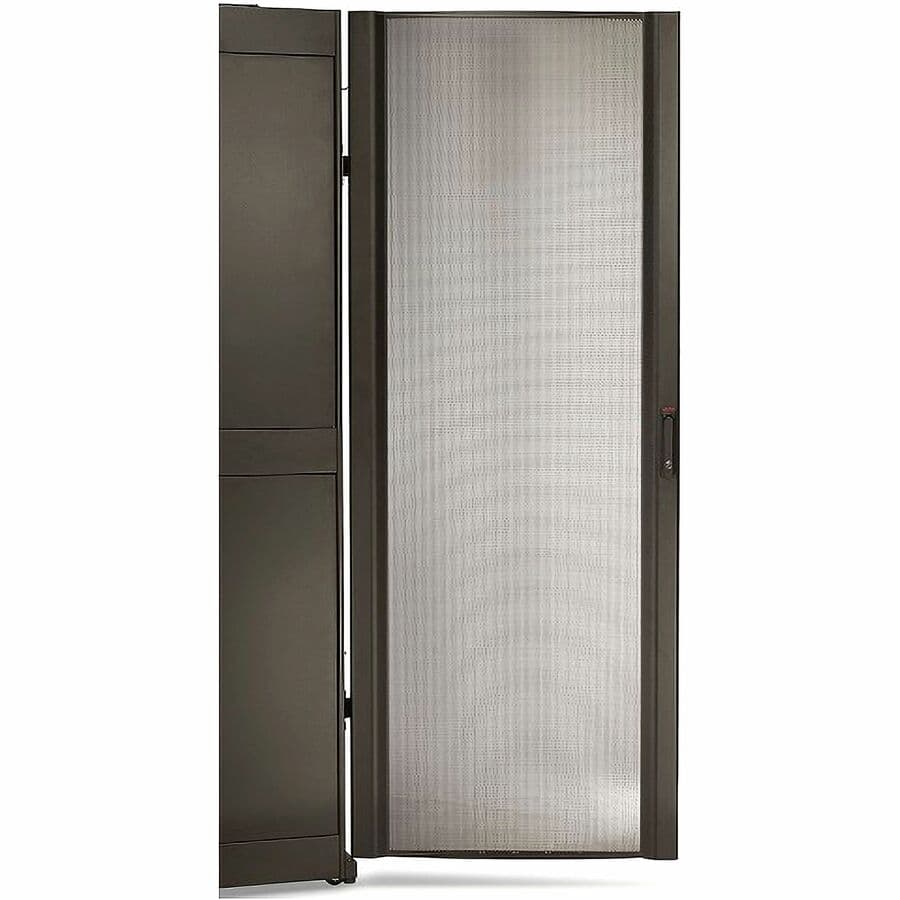 NETSHELTER SX 45U 600MM WIDE PERFORATED CURVED DOOR BLACK view 2