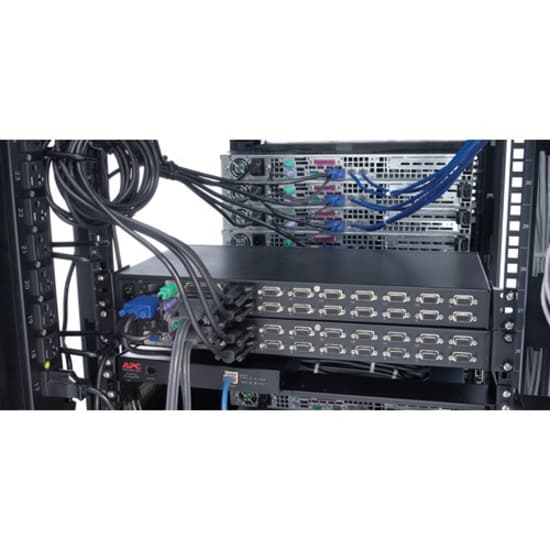 APC AP5201 8-port multi-platform analog KVM switch for rack server management