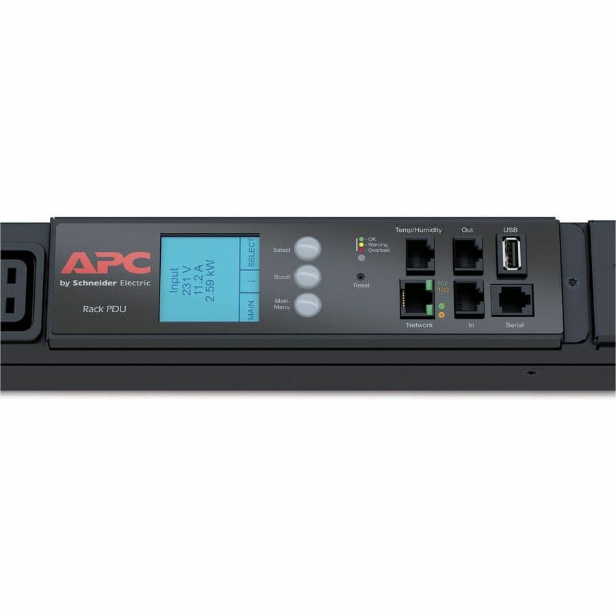 Rack PDU 2G Metered ZeroU view 3