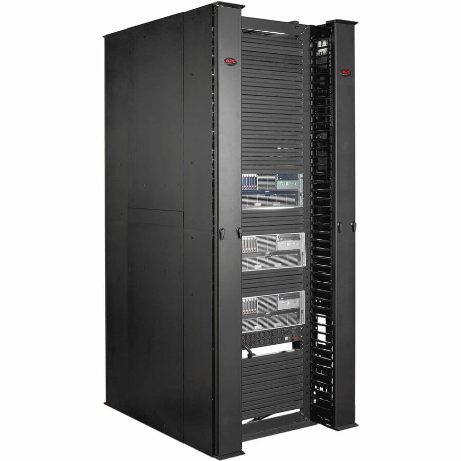 APC AR8679 side cover for double-sided 84-inch cable manager in black