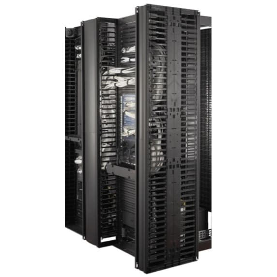 APC AR8728 one-sided vertical cable manager for 2- and 4-post racks, 96 in x 6 in