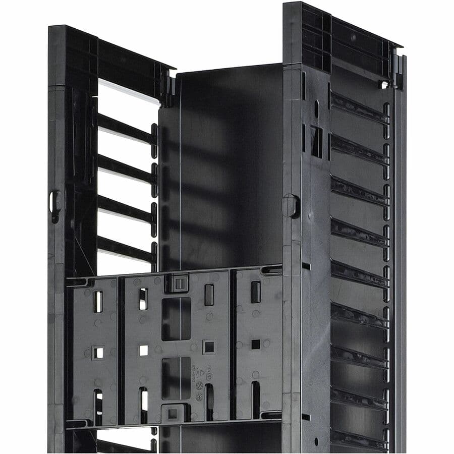APC AR8765 vertical cable manager for 2- and 4-post racks, 84 inches by 12 inches