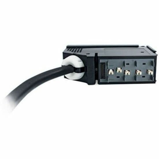 APC power distribution module with 3 IEC 309 outlets, 32 A rating, and 480 cm cord