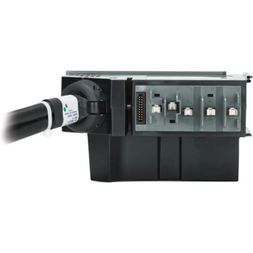 APC direct-ship power distribution module with 32 A input and 3 IEC 309 outlets