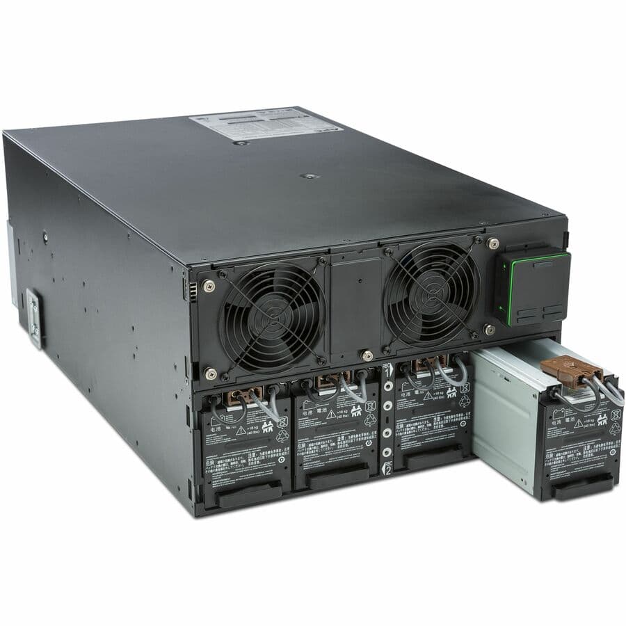 APC Smart-UPS SRT 10000VA RM 208V IEC rack-mount UPS with 6U chassis and IEC outlets