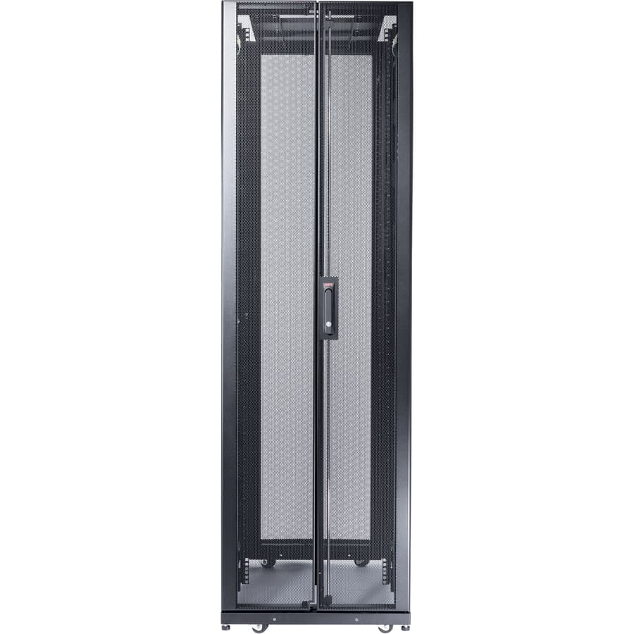 APC SCHNEIDER ELECTRIC RACK AND ACC NETSHELTER SX 54U DEEP ENCL 600X1200MM W/ ROOF & SIDES BLK view 2