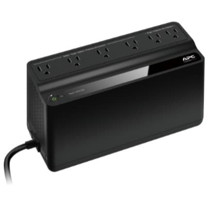 APC Back-UPS BN450M-CA 450 VA tower UPS with 6 outlets for desktop backup power