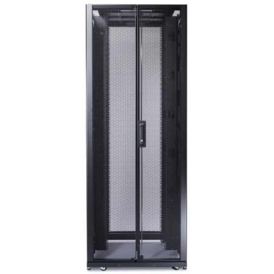APC NetShelter SX 52U black floor standing rack enclosure with side panels, 750 mm wide and 1,200 mm deep