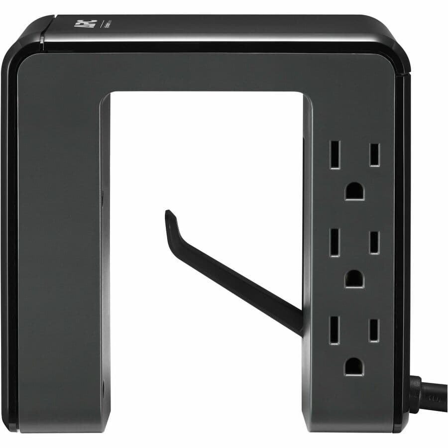APC PE6U4 desk-mount surge protector with 6 U-shape outlets and 4 USB charging ports