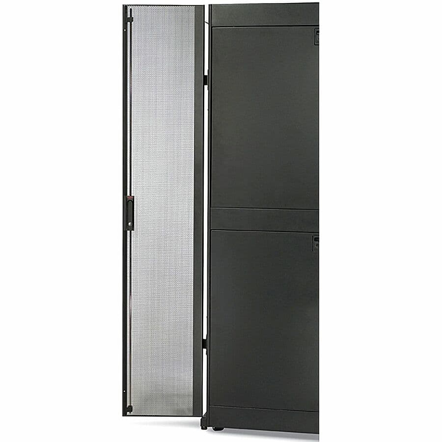 NETSHELTER SX 42U 600MM WIDE PERFORATED SPLIT DOORS BLACK view 2