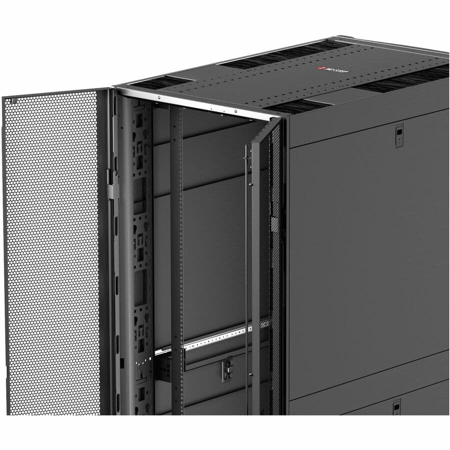 APC NetShelter SX 42U floor-standing rack enclosure with side panels