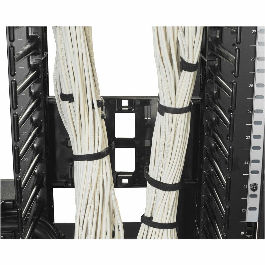 APC AR8768 one-sided vertical cable manager for 2- and 4-post racks, 96 in x 12 in
