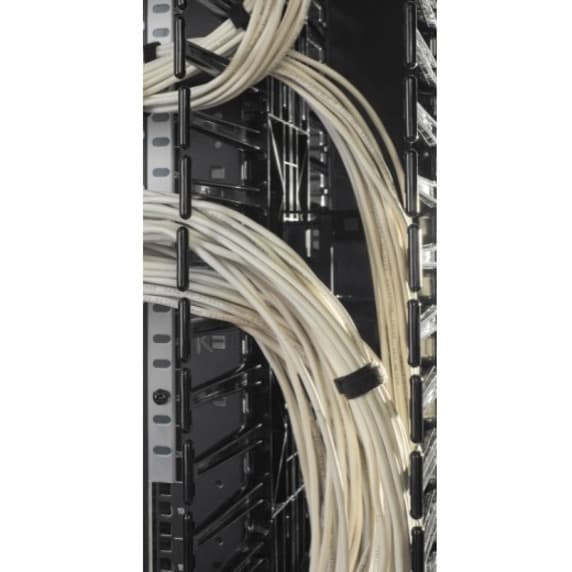 APC AR8728 one-sided vertical cable manager for 2- and 4-post racks, 96 in x 6 in
