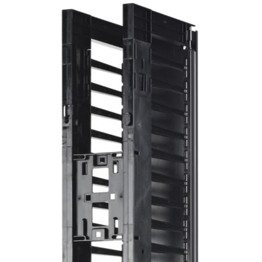 APC AR8728 one-sided vertical cable manager for 2- and 4-post racks, 96 in x 6 in