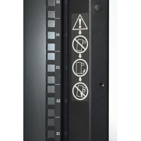 APC NetShelter SX3K 42U floor-standing rack enclosure, 600 mm wide and 1,200 mm deep, enterprise cabinet