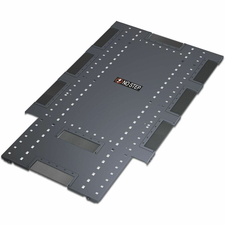 NetShelter SX 48U black floor standing rack enclosure with side panels, 600 mm wide and 1,200 mm deep