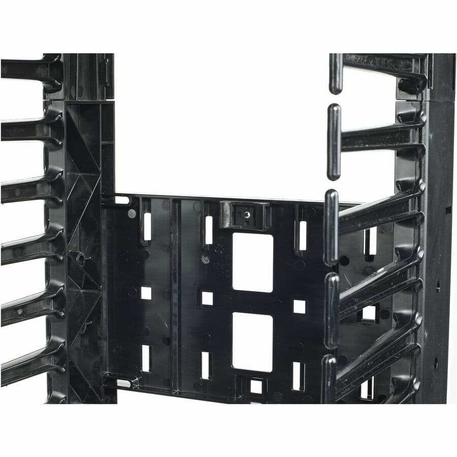 APC AR8715 vertical cable manager for 2- and 4-post racks, 84 in x 6 in, single-sided with door