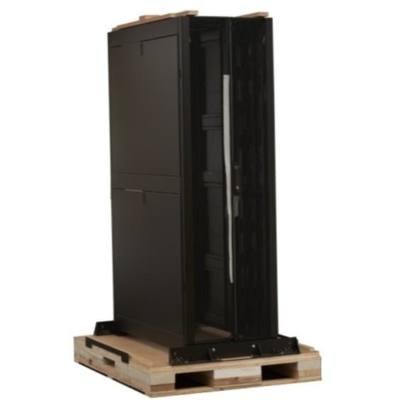 APC NetShelter SX 42U black floor-standing rack enclosure, 600 mm x 1,200 mm