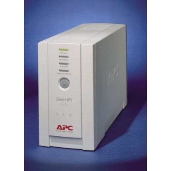 APC BK350EI 350 VA external desktop UPS with 4 output connectors