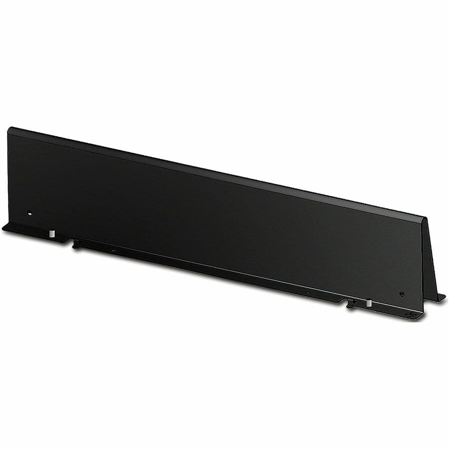 Black APC 600 mm shielding partition for rack cable management
