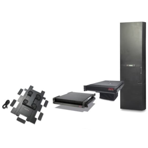 Black NetShelter WX fan tray for 230 VAC rack enclosure cooling