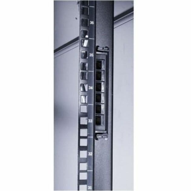 APC SCHNEIDER ELECT IT DIRECT SHIP 7FT CAT6 BLACK UTP CMR 6XRJ45 DATA DISTRIBUTION CABLE view 3