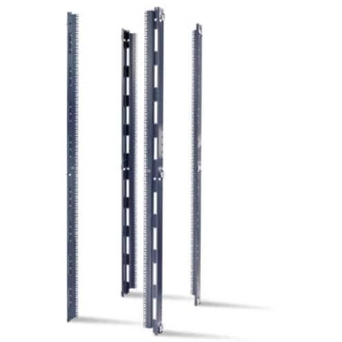 APC AR7510 black vertical mounting rail for enterprise rack installation