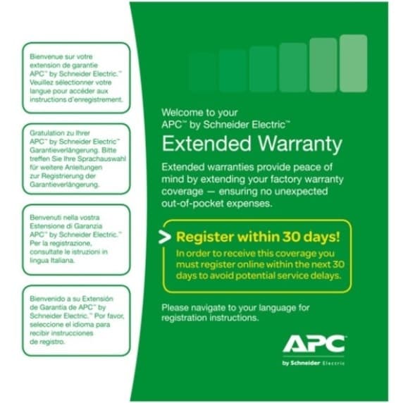 3 year extended warranty high volume service for APC deployments