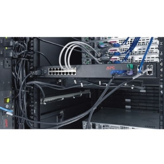 APC AP5641 KVM to switched rack PDU power management cable with RJ-45 to RJ-12 connectors