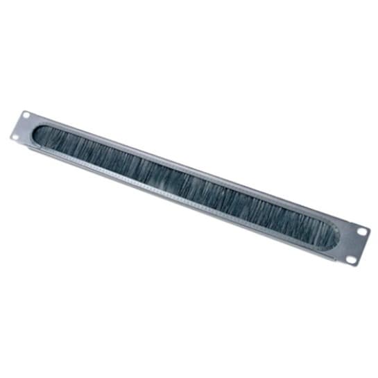 APC AR8429 horizontal 1U black cable organizer with brush strip for rack cable management