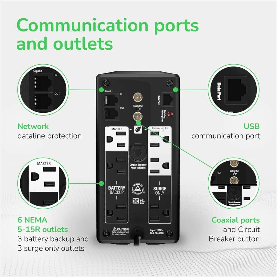 APC Back-UPS BR700G 700 VA desktop UPS for essential electronics