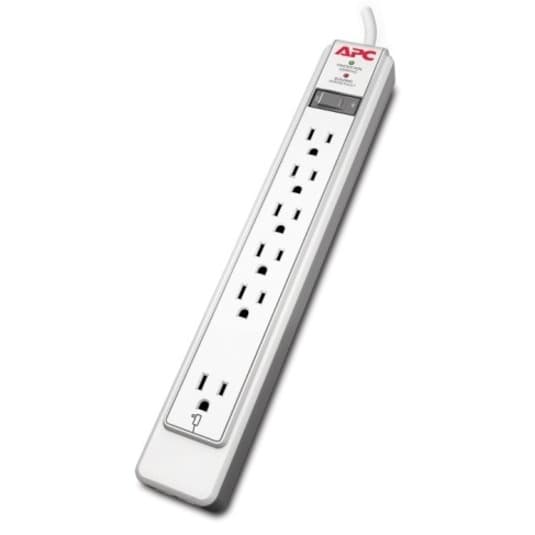 APC Essential SurgeArrest P6N 6-outlet 120 V surge protector with Ethernet protection