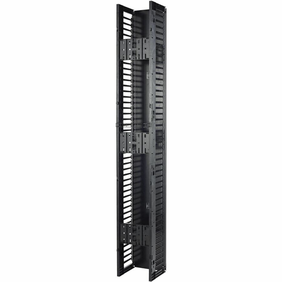 APC AR8768 one-sided vertical cable manager for 2- and 4-post racks, 96 in x 12 in