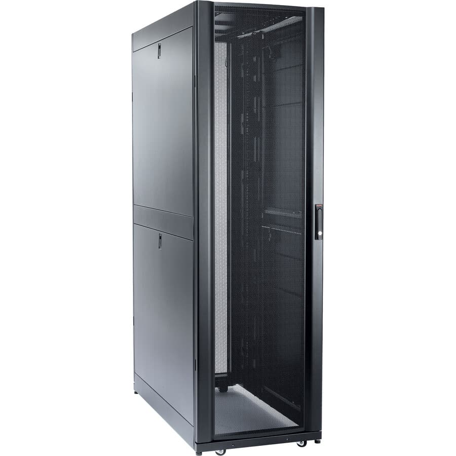 NETSHELTER SX 42U 600MM W X 1070MM D ENCLOSURE WITH SIDES, COMBO LOCK HANDLES view 3