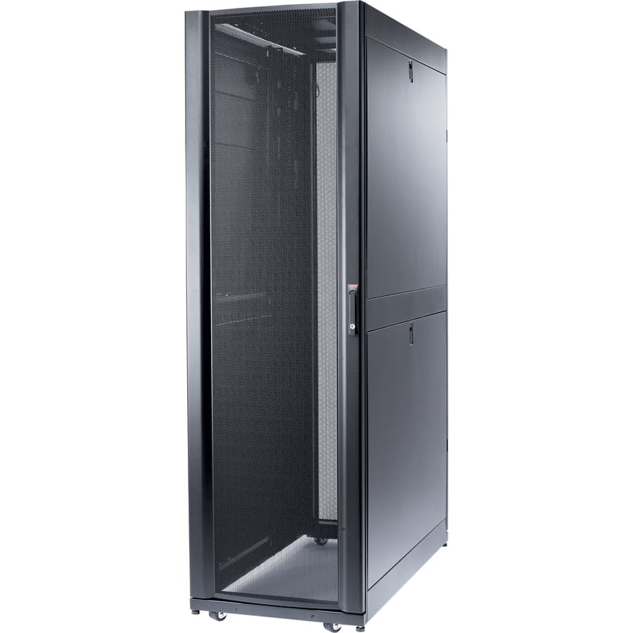APC SCHNEIDER ELECTRIC RACK AND ACC NETSHELTER SX 54U DEEP ENCL 600X1200MM W/ ROOF & SIDES BLK view 3