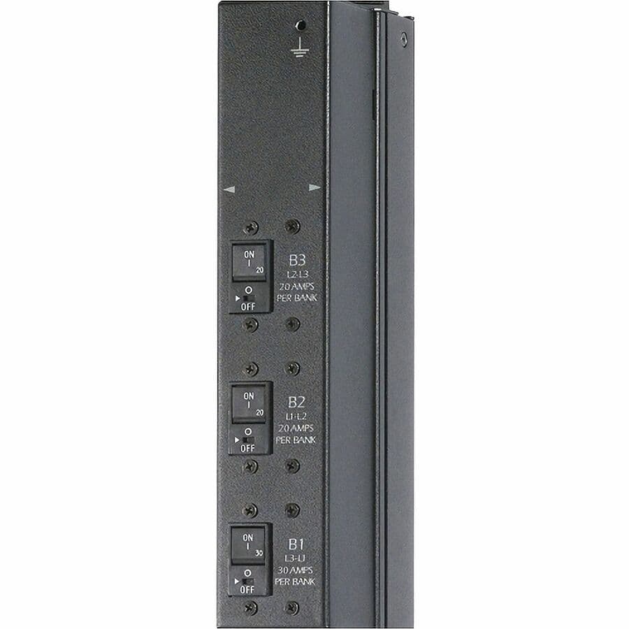 RACK PDU,METERED,ZEROU,14.4KW,208V,(24)C13,(4)C19,(2)L6-30R;10 CORD view 3