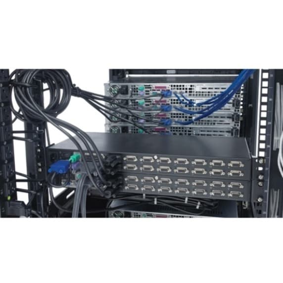 APC - KEYBOARD / VIDEO / MOUSE (KVM) CABLE - 6 PIN PS/2, HD-15 (M) - HD-15 (M) - view 3