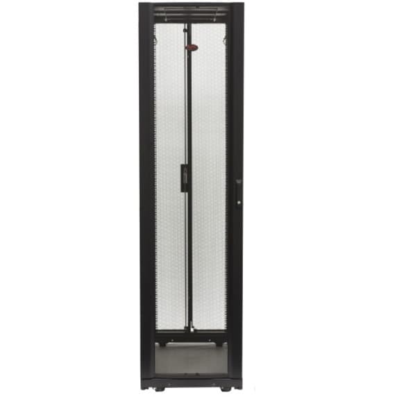 APC NetShelter SX3K 48U black floor standing rack enclosure with side panels, 600 mm wide and 1,200 mm deep