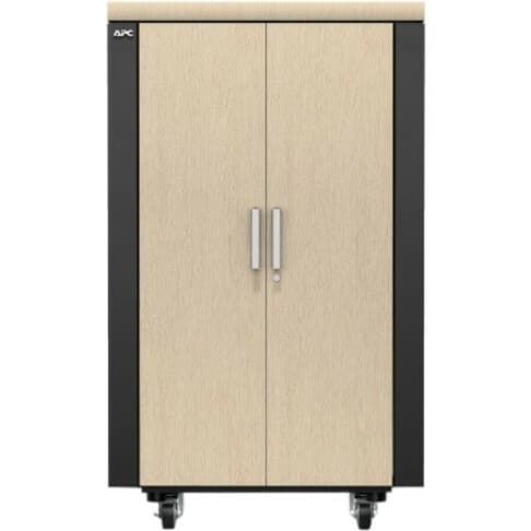 APC NetShelter CX 24U secure soundproof server enclosure for office and edge deployments