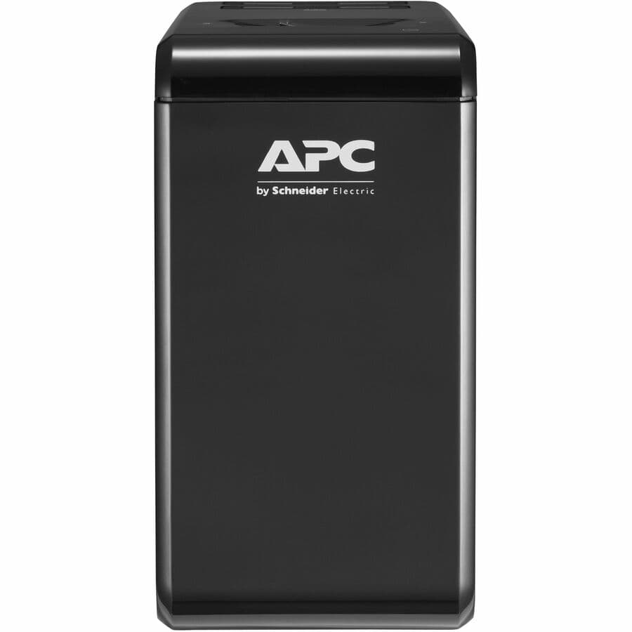 APC PE6U21 desk mount surge protector with 6 outlets, 1 USB port, and U-shape design