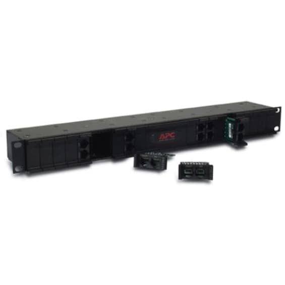 APC PRM24 1U rack mount chassis with 24 channels for organized power distribution