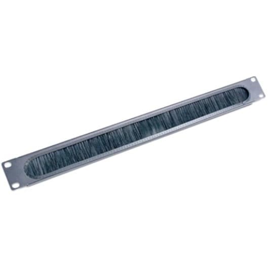 APC AR8429 horizontal 1U black cable organizer with brush strip for rack cable management