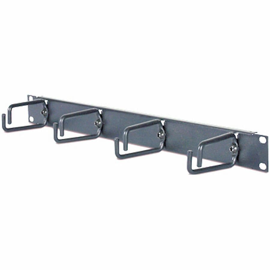 APC AR8425A 1U horizontal cable organizer with front cable hoops for rack management