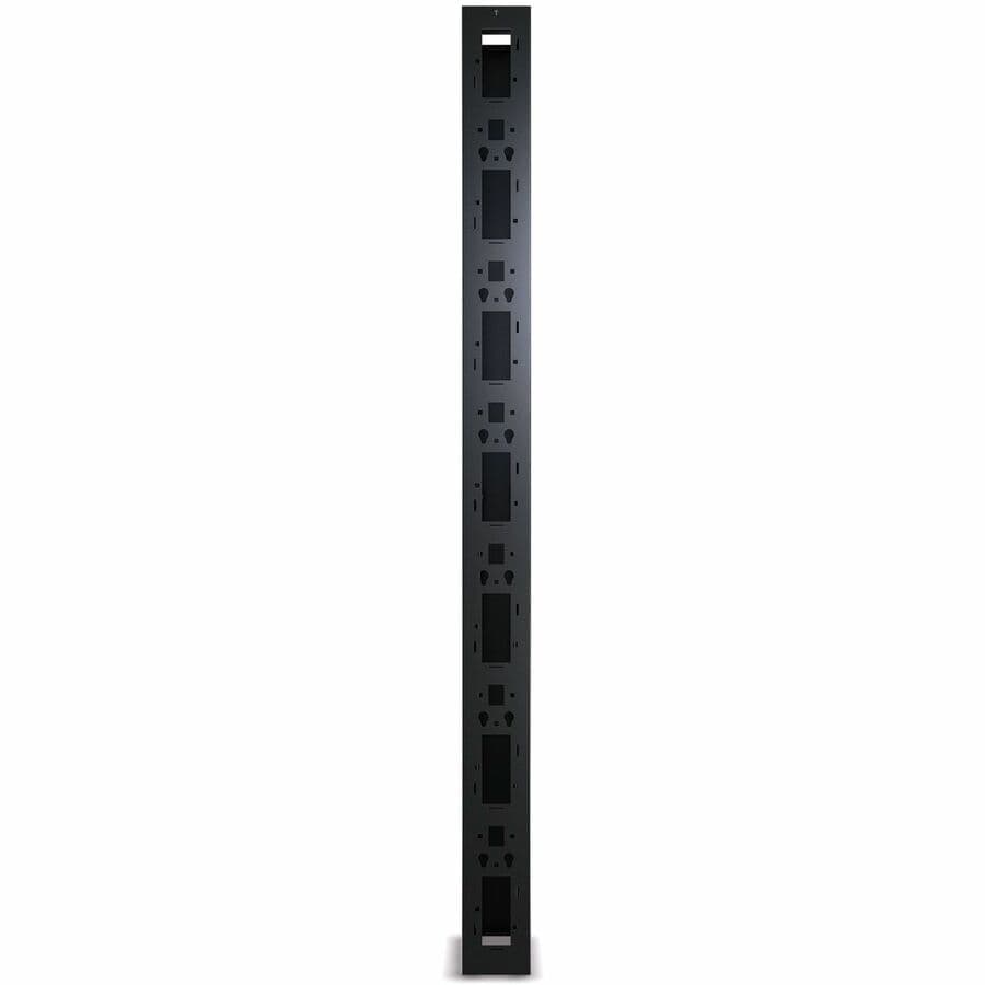 APC AR8615 black vertical cable manager for 0U rack cable organization