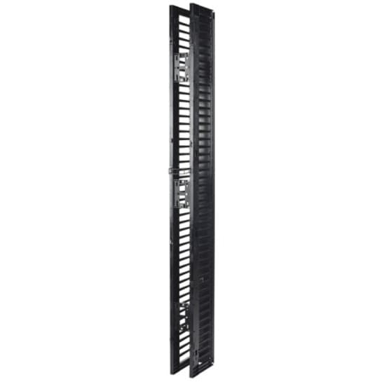 APC AR8728 one-sided vertical cable manager for 2- and 4-post racks, 96 in x 6 in